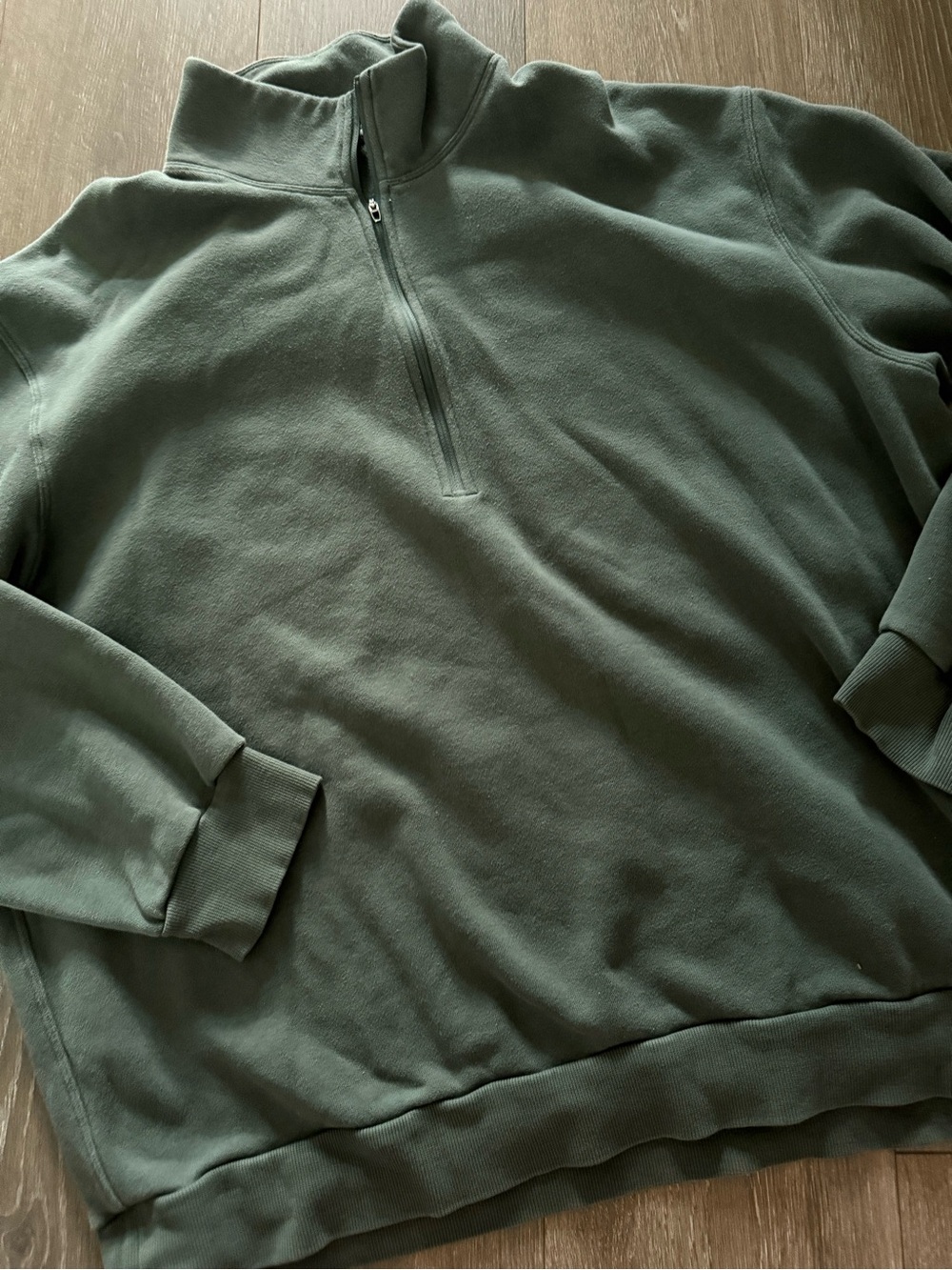 Lululemon Steady State Half Zip Pullover Mens Medium Active Casual STAINED